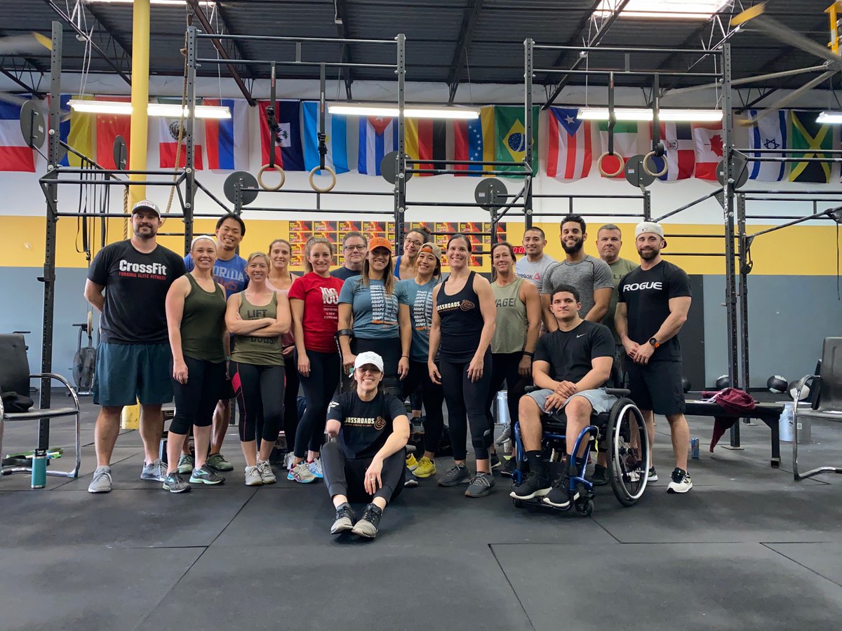 Coaches dropping knowledge in Orlando
<a href="/orlandohealth/">Orlando Health</a> assisting patients leaving PT by recommending gym settings to continue gaining strength to be as functional as possible &amp; ensuring gym owners like <a href="/steelfurnacecf/">SteelFurnaceCrossfit</a> are certified in adaptive fitness!
#adaptlife