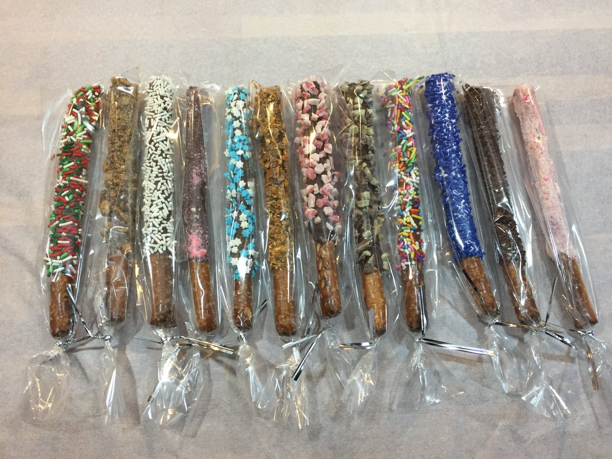 RhodaBernstein's tweet photo. @Snyders_Hanover I make a few thousand for business and family gifts. Using your pretzel rods exclusively now. Trying to find a way to get your gluten free rods without breakage for Valentines Day. What’s the best way to make this happen? https://t.co/ede3M4yB0H