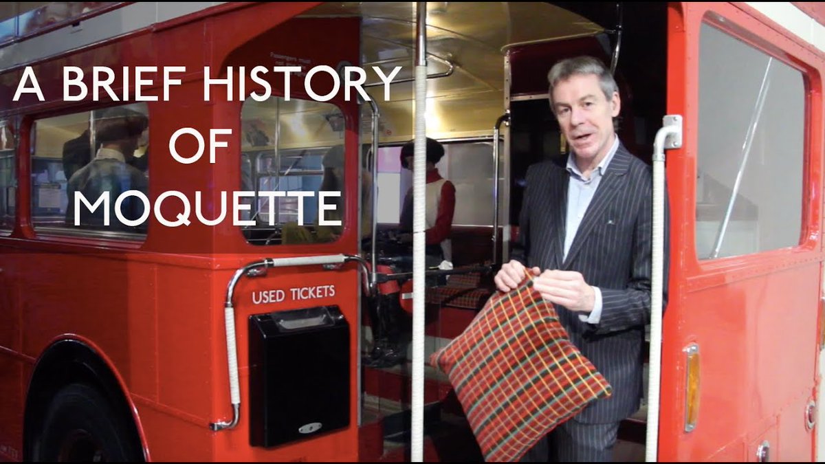 ltmuseum's tweet photo. Enjoy a brief history of moquette in this video by the @Londonist with Andrew Martin, author of the Seats of London book, and get a glimpse of the amazing heritage vehicles on display at the Museum. Our #moquettesocks also make an appearance, obviously.
https://t.co/XPKwendiLT https://t.co/bOjPo3ZVSh