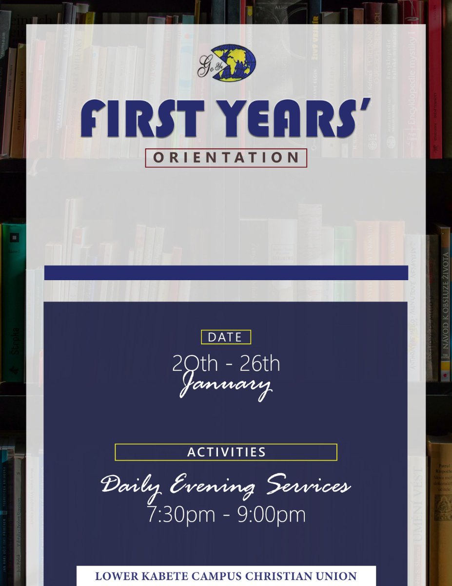 lkccumedia's tweet photo. Tomorrow we will start the orientation process as we welcome our first years to campus. Lets keep praying for them even as they come.
#lkccuOrientation20 https://t.co/K5aBVecw2X