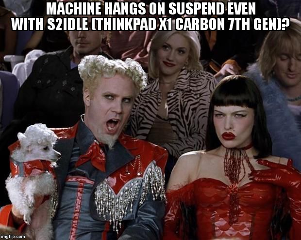 Ask Ubuntu Memes On Twitter Machine Hangs On Suspend Even With