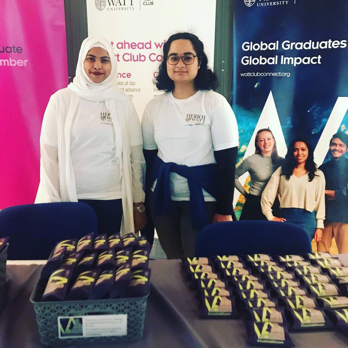 HeriotWattUni's tweet photo. Happy #GlobalWattDay from staff, students and alumni raising their mugs today in celebration of the man who was inspired to create the steam engine from seeing a kettle boil. ☕️Join the celebrations and share a pic of your cuppa with #JustAddSteam  @HWUDubai @HWUMalaysia https://t.co/9WnP60HXAH