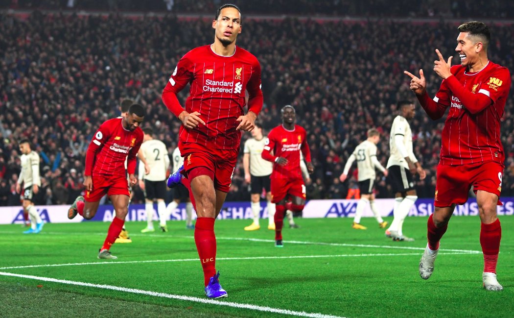 FT: Liverpool 2-0 Manchester United ❤️

That was unbelievable. We're the best team on the planet. Just schooled United and we're 16 points clear with a game in hand. Drink it in - this is just brilliant 🌟