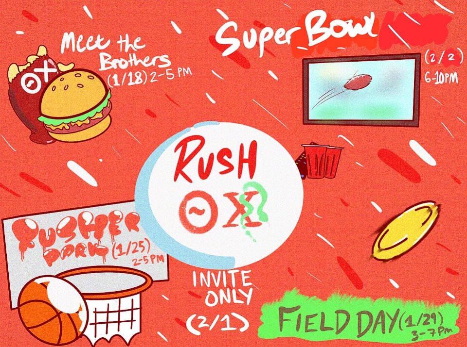 Spring 2020. Mark your calendars. #RushThetaChi
