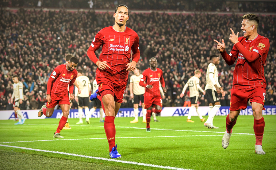 Footballtweet's tweet photo. Liverpool in the Premier League this season:

🔴 Games: 22
✅ Wins: 21
🤝 Draws: 1
❌ Defeats: ZERO 
⚽ Goals scored: 52
🥅 Goals conceded: 14
📈 Points: 64/66

🔥 https://t.co/rLuZtELKiH