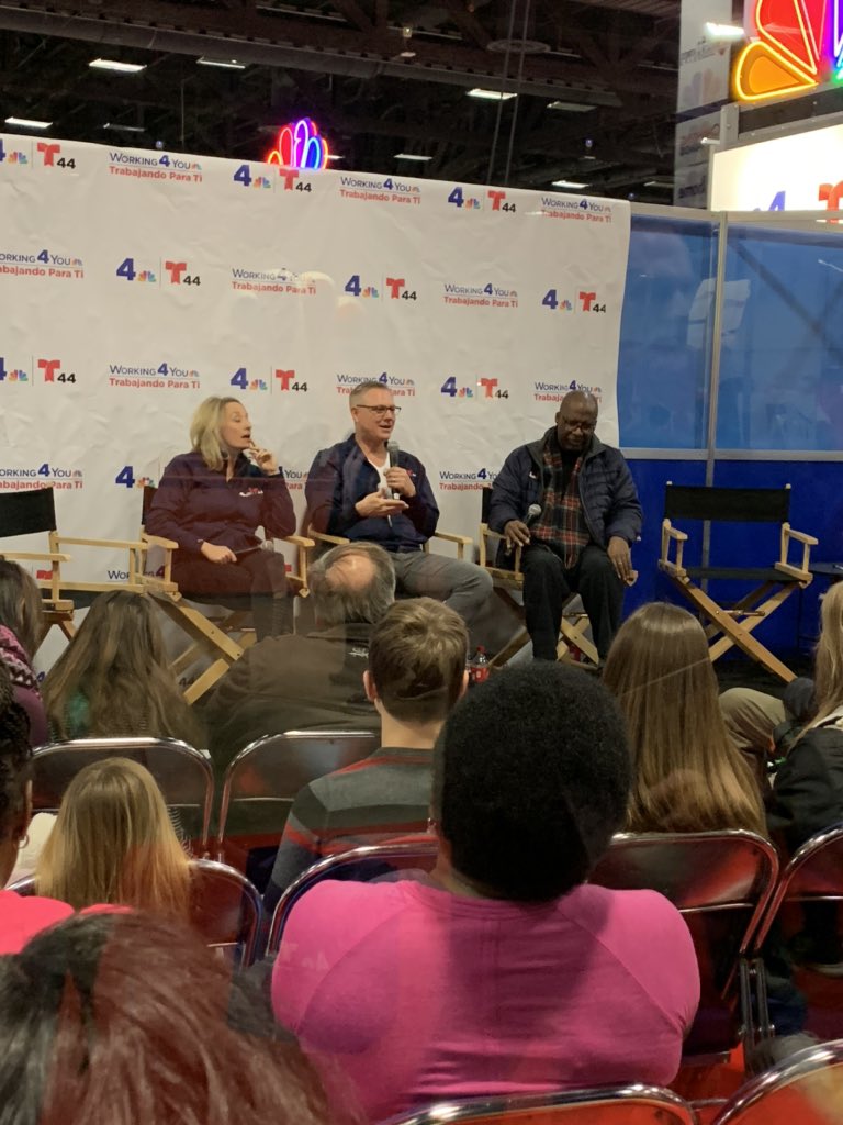 When you see <a href="/ChuckBell4/">Chuck Bell</a> on a Sunday instead of M-F as you get ready for work... what a treat! #NBC4Expo