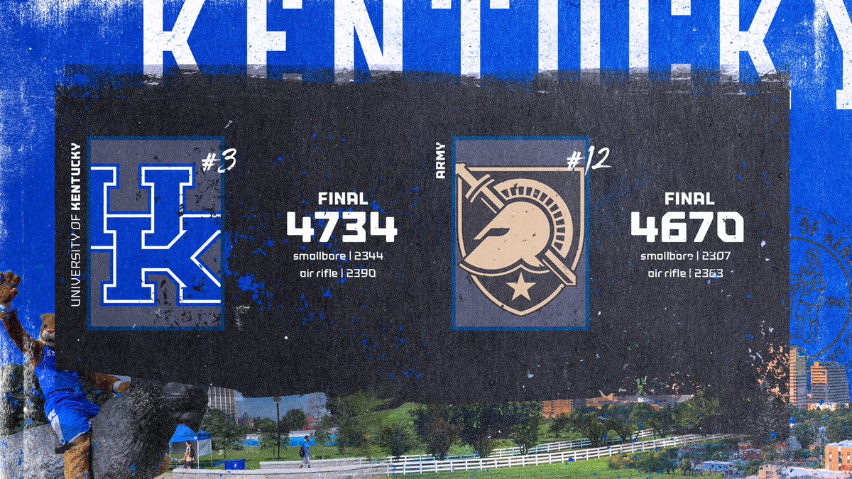 UKRifle's tweet photo. School-record overall score ☑️
School-record air rifle score ☑️
Countless individual season high scores ☑️ 
Another WIN ☑️

What. A. Weekend! #GoBigBlue https://t.co/5S8g1dzrhX