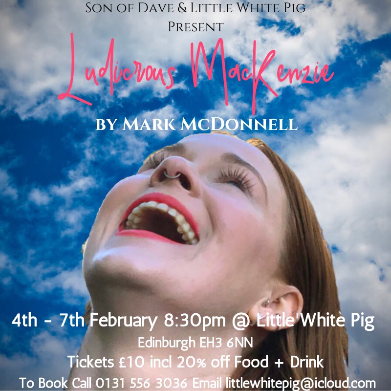 Here we go, rehearsals start tomorrow #ludicrous@littlewhitepig