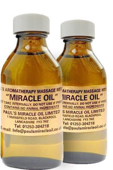 As an Aromatherapy Technician, I have designed, engineered and created a unique blend of Essential Oil compounds to produce and deliver a specialised Pain Relieving Service for people like you who are suffering. Contact me at info@paulsmiracleoil.co.uk for further info and help.