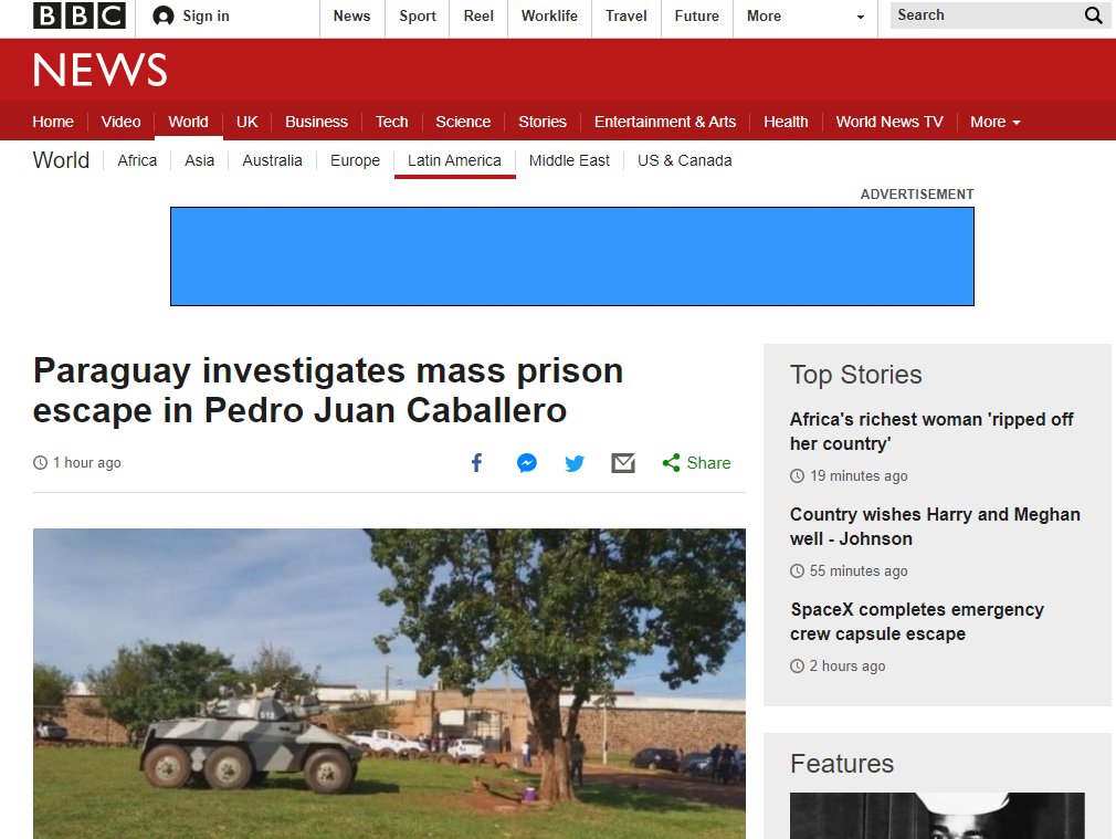 Paraguay investigates mass prison escape in Pedro Juan Caballero