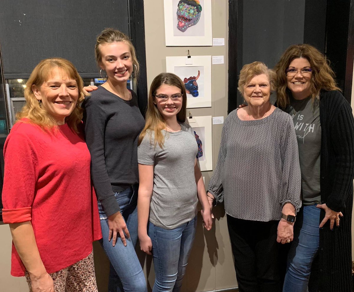 So thrilled for the opportunity to showcase this students talent at the “Works of HeArt” display at the Village Cafe in downtown Bryan through February 16! #CGcats #SuccessCSISD #txYAM20