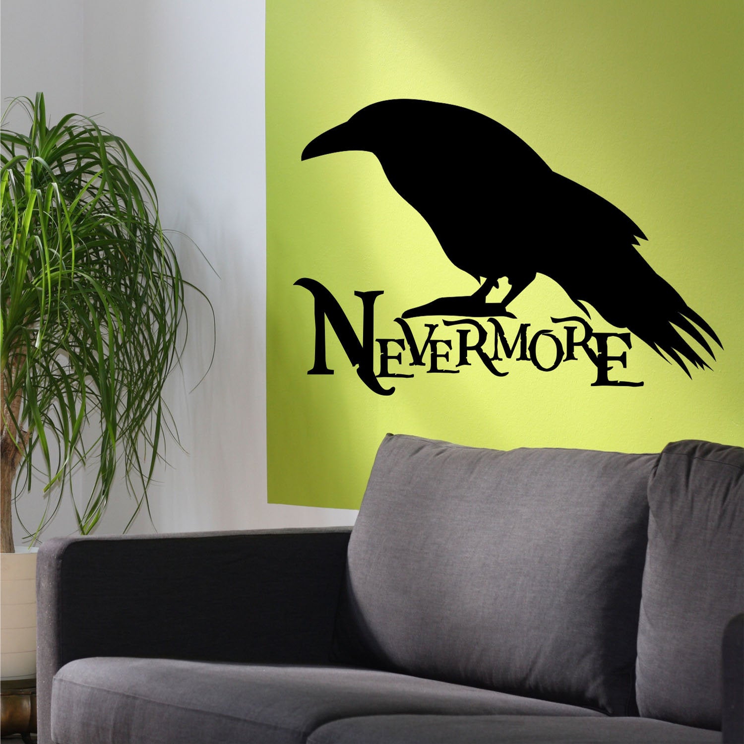 WallsThatTalk on Twitter "etsy shop Gothic Wall Decal Nevermore
