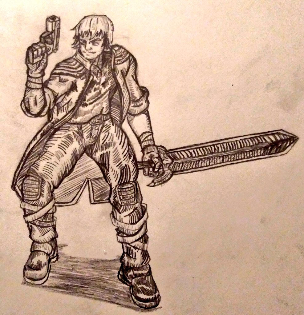 MahdyAbdelmoum1's tweet photo. More #DMC5 art, I am obsessed with this game, and #Dante is the most uncle he could ever be.
.
.
#DevilMayCry
#DevilMayCry5
#capcom
#art
#sketch
#sketchbook
#doodle
#devilsworddante
#ebonyandivory
#devilmaycry3
#UNCLE
#pose https://t.co/Jd7Sl92Bmh