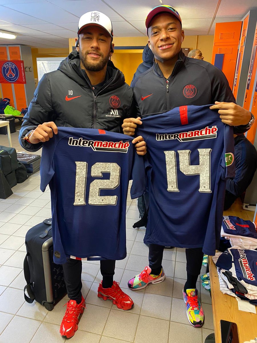 The Reason Why Mbappe And Neymar Are Wearing Different Numbers Against Lorient Psg Talk