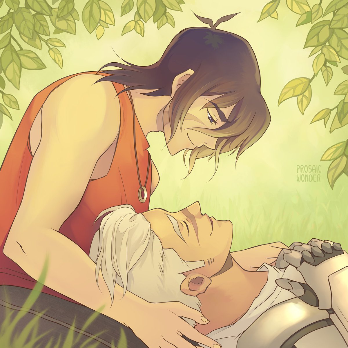 prosaicwonder's tweet photo. I can finally share this now! Here's my full piece for @beginningszine ☀️ #voltron #sheith https://t.co/lqnSLazkMM