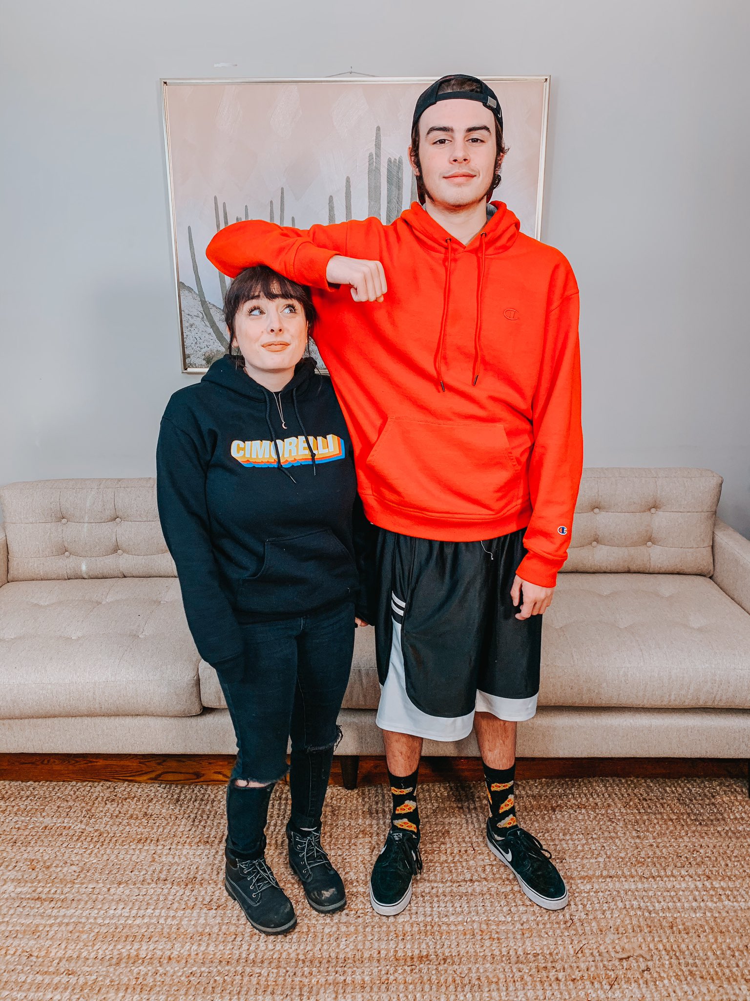 Cimorelli on X: 6 feet tall Vs. 4'10 😱 When your little brother