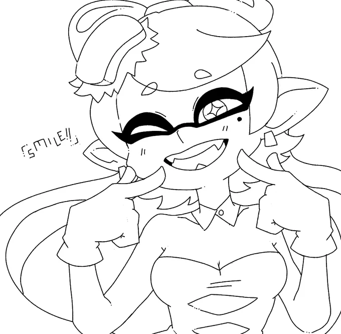 i tried going with thinner lines and tbh i kinda like it! excited to finish this piece 