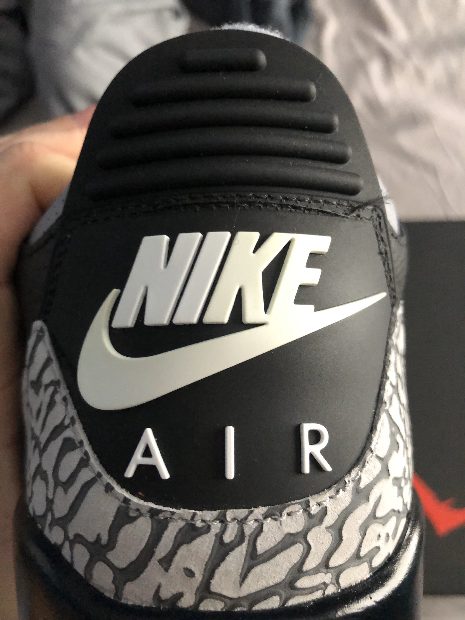 Black cement top 3s stockx