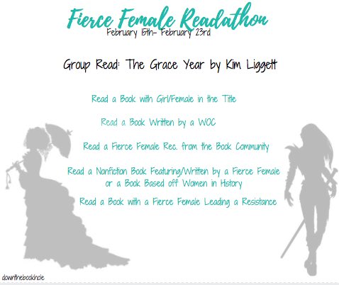 fiercefemreads's tweet photo. Fierce Female Readathon ! #fiercefemalereads https://t.co/wijxHgA66Z
