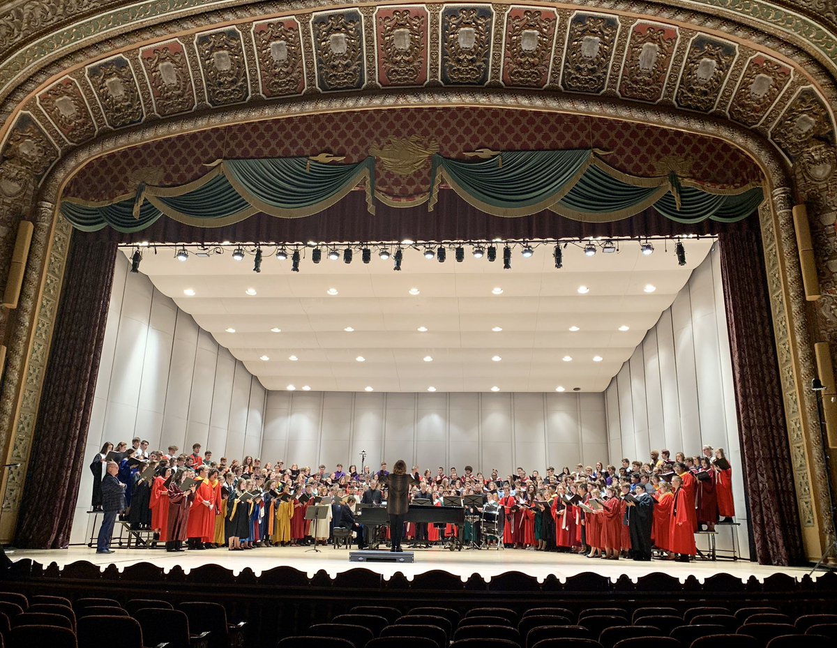 Congratulations on a thrilling All-State performance! North was well represented! @INAllStateChoir