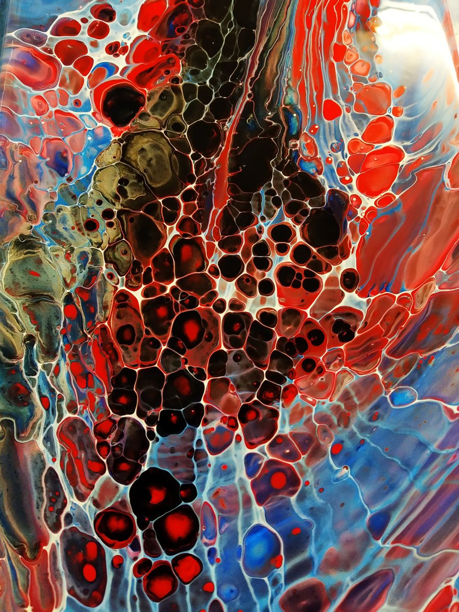 #fluidart #acrylic #paintpour