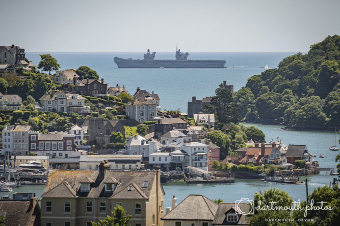 R08Cat's tweet photo. Time for me to depart @DartmouthBRNC 😿 A big thank you to the paw-some @CaptainRReadwin, purr-fect host Lt Darren Walton &amp; the many (I’m out of puns) lovely Officer Cadets who assisted. I’ll leave you with my favourite view from the college, taken by @dartmouthphots in 2018 😺 https://t.co/8AR65mDV3d