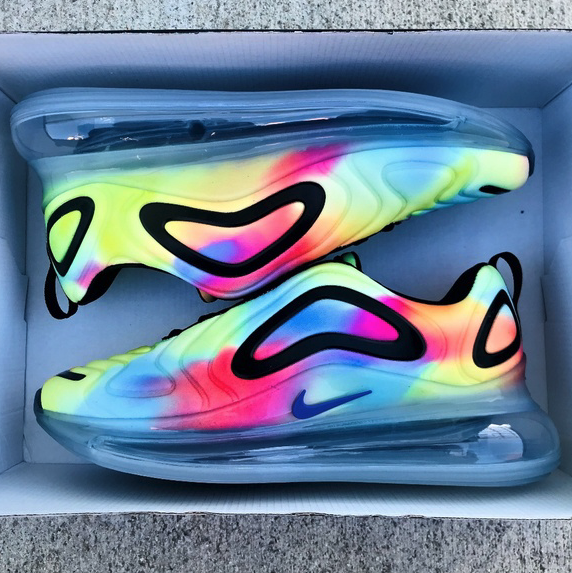 tie dye nike air max 720