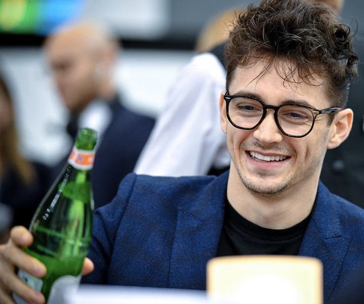 Photos and video: Charles Leclerc with 'Riva Yacht' and Ferretti Group