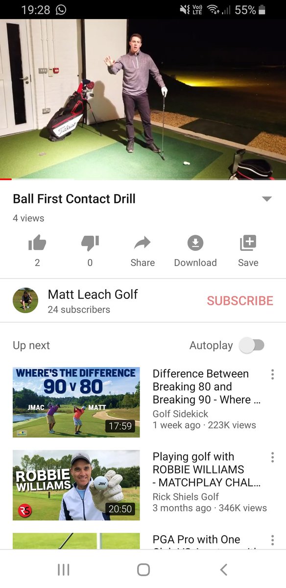 New video up on <a href="/YouTube/">YouTube</a> check it out! 🙌🏼⛳🔥