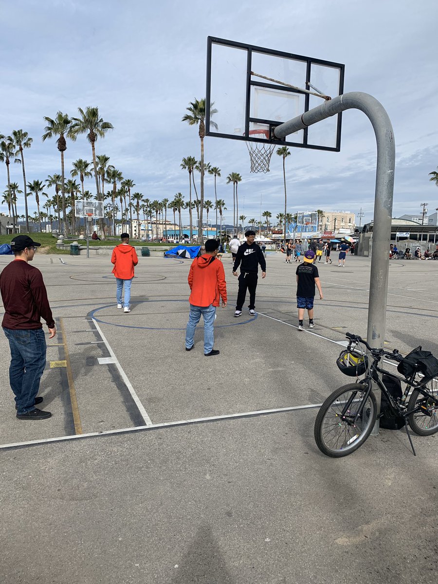 The <a href="/EastLancer/">East Union Lancer Boy’s Basketball</a> seniors, and <a href="/jamesEward/">James Ward</a>,  took a trip to So Cal to watch <a href="/USC_Hoops/">USC Men's Basketball</a> win in OT over Stanford and are now at Venice Beach where the “White Men Can’t Jump” scene staring <a href="/WoodyHarrelson/">Woody Harrelson</a> &amp; <a href="/wesleysnipes/">Wesley Snipes</a>  filmed. Epic!