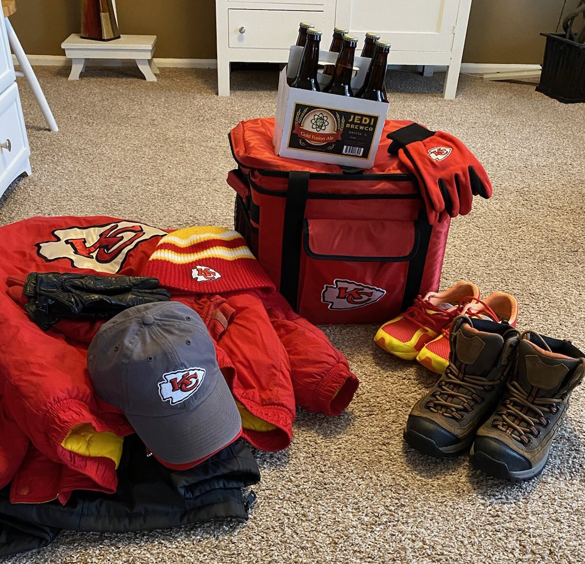 Only the essentials for game day!