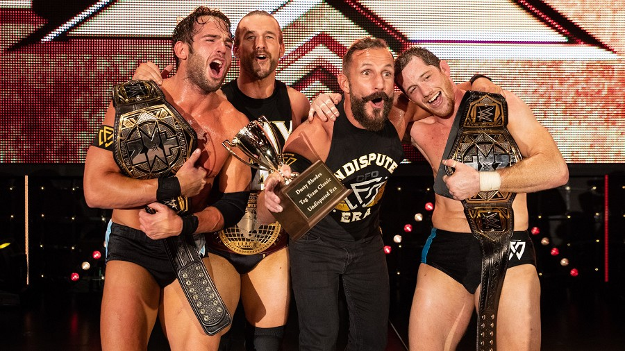 Planeta_Wrest's tweet photo. El equipo de Planeta Wrestling ha decidido que The Undisputed Era es el Stable del año 2019 #WWE #NXT #UndisputedEra #PremiosPW https://t.co/k5RjtWaY63