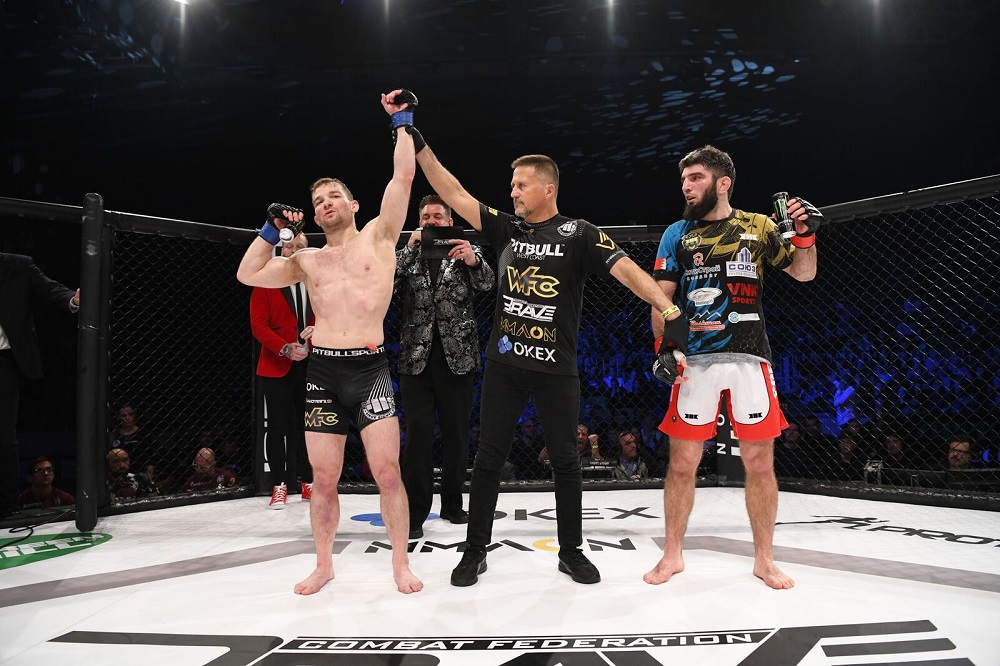 MyMMANews's tweet photo. .@ZachFunSize defeats Velimurad Alkhasov by way of split decision #BraveCF34 - @bravemmaf
https://t.co/LZ0aqycAX2 https://t.co/cRsJR20om6