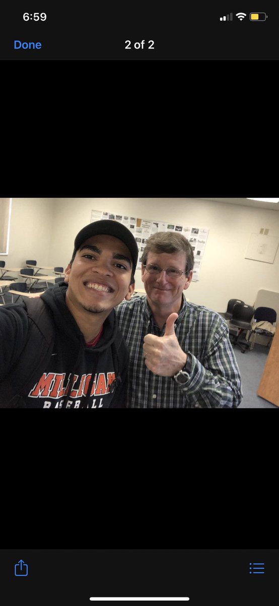 BuffsBB's tweet image. For the first week of classes we participated in the Pic with a Professor project (inspired by @CoachSheets3 ). As you can see, a huge success. Thankful for the support of all our professors at @MilliganCollege. Special place with special people!