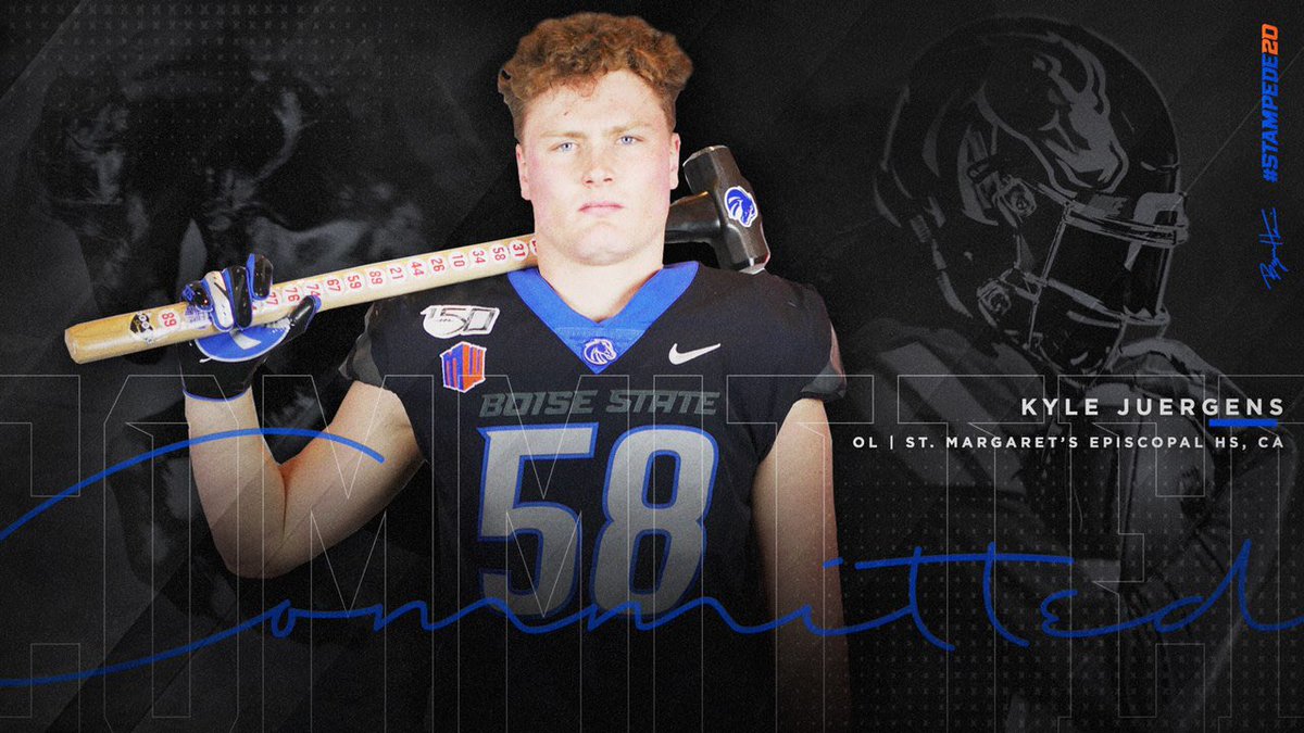 KyleJuergens58's tweet photo. Can’t express how blessed I feel for the opportunity to play and study at Boise State. Thank you @CoachHarsin @BradBedell @BroncoSportsFB https://t.co/YMvTkeVE9e