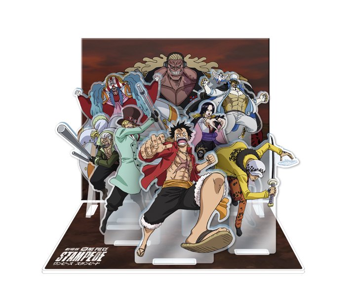 One Piece Film Red 公式 A Twitteren 劇場版 One Piece Stampede Blu Ray Dvd スペシャル デラックス エディション特典 共闘メンバー アクリルジオラマスタンド 最強の敵 バレットに立ち向かう共闘メンバーのクライマックス バトルを迫力の立体化