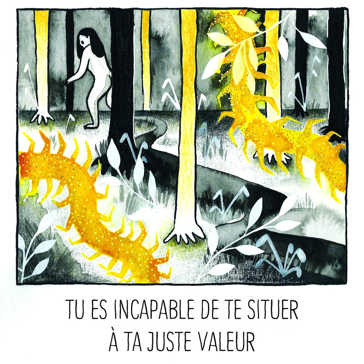 Lalligataure's tweet photo. Petit strip du soir; "Incapable" 🐍 https://t.co/p7KvJc6JEB