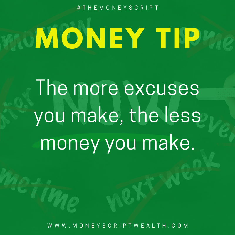 TheMoneyScript's tweet image. Did you know you can view our #MoneyDates on YouTube?
.
.
.
#wealthscript #themoneyscript #financialgoals #finlit #momentrepreneur #debtfree #moneyquotes #mindonmymoney #goaldigger #moneymagnet