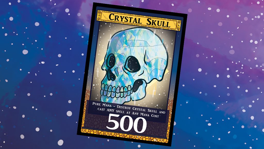 Back #DungeonsOfOld on Kickstarter now for a reduced price as an early-bird backer! bit.ly/DungeonsOfOld

Today we having something completely different, a piece of legendary loot! The Crystal Skull has some weird and wonderful properties should you choose to wield it.
