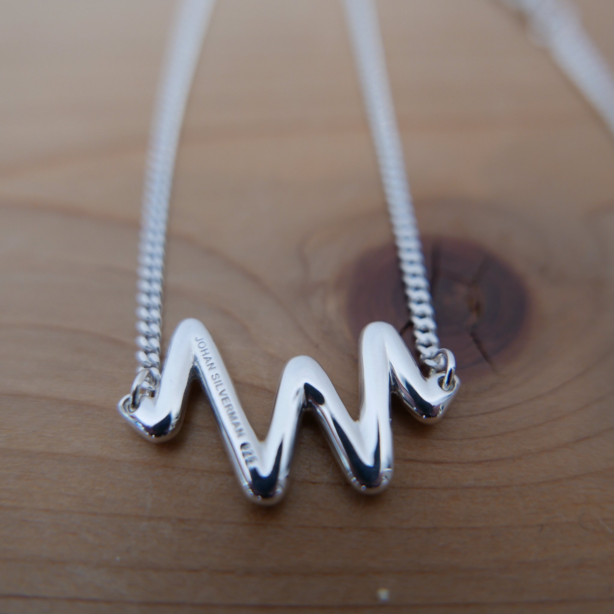 ヨハンシルバーマン JOHANSILBERMAN 心電図 ネックレス