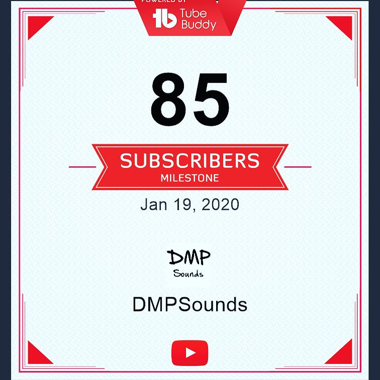 SoundsDmp's tweet photo. Let’s keep going #music #youtubers #dmpsounds https://t.co/6yR6OiJM2T