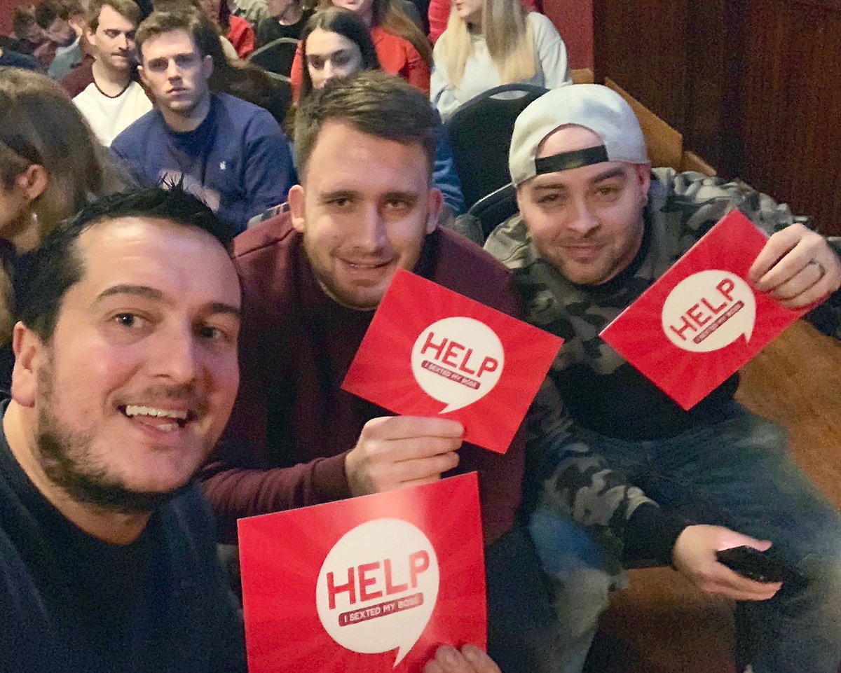 AndyBennett01's tweet photo. Hysterical night watching @williamhanson &amp; @jordannorth1 doing #HelpISextedMyBoss live in Bristol 

#FussyEater 😂

@TomRussell91 @mattyj3 https://t.co/2OzShzUh28