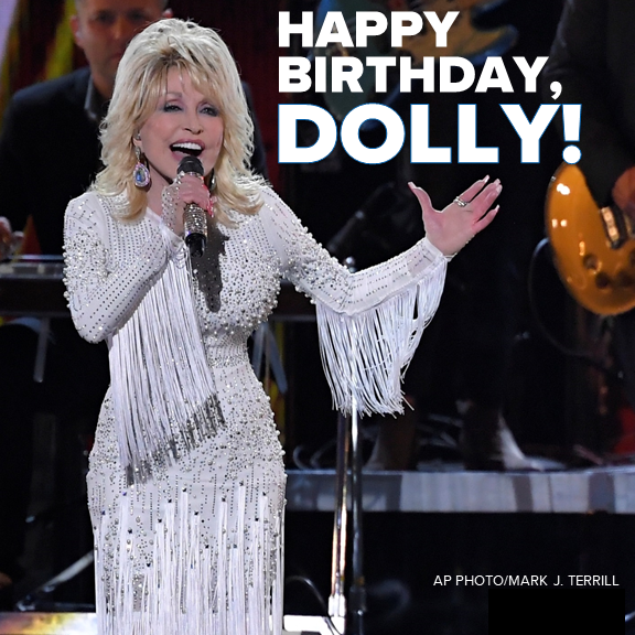 The icon herself, Dolly Parton, is celebrating her birthday today! Happy Birthday, Dolly! 