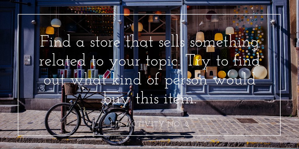 What's your topic? Could you buy it in a store? Would you? <a href="/perfinker/">Gillian Judson, PhD</a> #generativity #creativity #imagination #teachingandlearning #teachertools #sfueducation #inquirybased #projectbased #edchat #bced