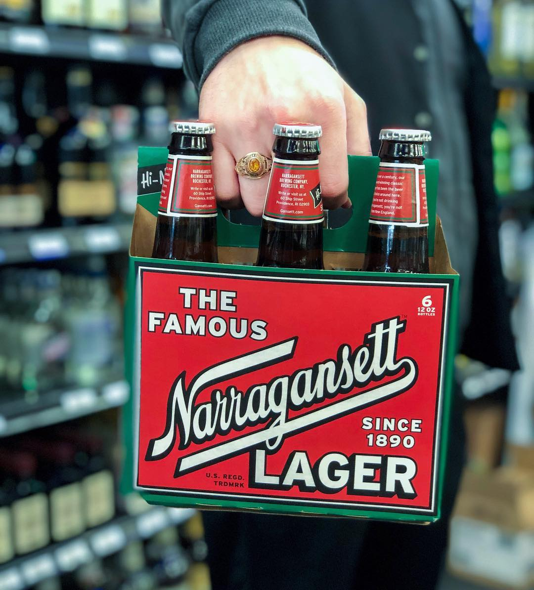 Narragansett Beer on Twitter: "@SteveRozzero Still available in 6 packs!" /  Twitter