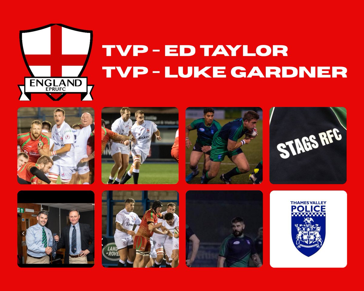 Ed Taylor and Luke Gardner of <a href="/ThamesVP/">Thames Valley Police</a> and force side  <a href="/TVStagsRFC/">Thames Valley Stags RFC</a> #forcerugby #internationalrugby #police