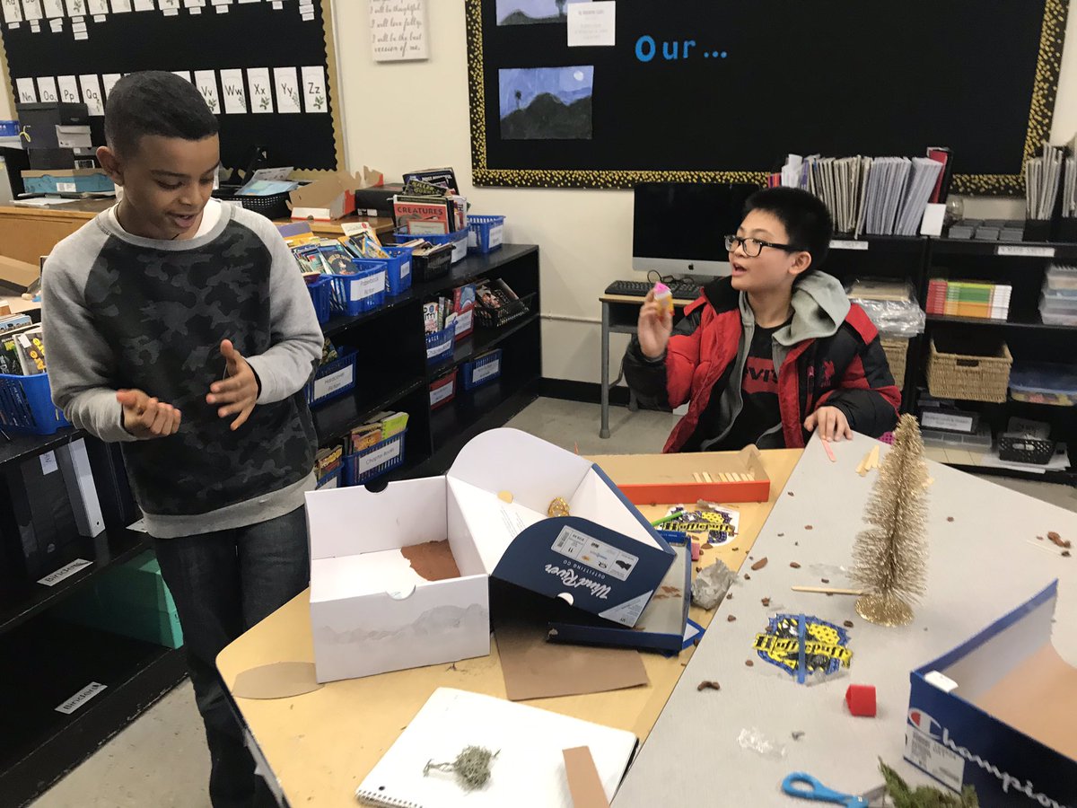 Starting off 2020 with a Social Studies Project! Team 14 is putting their creative skills to the test! Tune in later to see some of their ending results on what they made! <a href="/DufferinSchool/">Dufferin School</a> #Team14