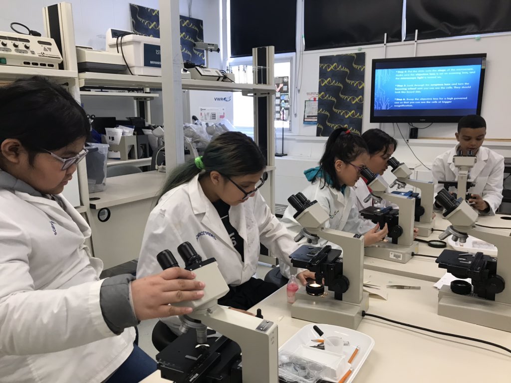 Thank you to everyone who was involved in making this field trip to the Inner City Science Center a memorable one! #Team14 students got the chance to explore their skills in Microscopy 🔬 Look at these little scientists! 💫 <a href="/DufferinSchool/">Dufferin School</a>