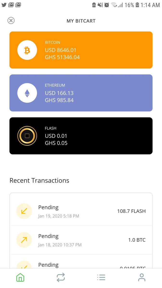 just_osemu's tweet image. Rolling out @mybitcart mobile app soon 😁✌🏽.... With currently 3 #crtpto currencies on our platform #Btc #ETH @FlashCoins. Providing ways to buy,sell and exchange crypto in the Ghanian community.... 
@CompanionFoods @ghcryptoguy @blocknewsafrica @ireaderinokun @CryptoRichYT