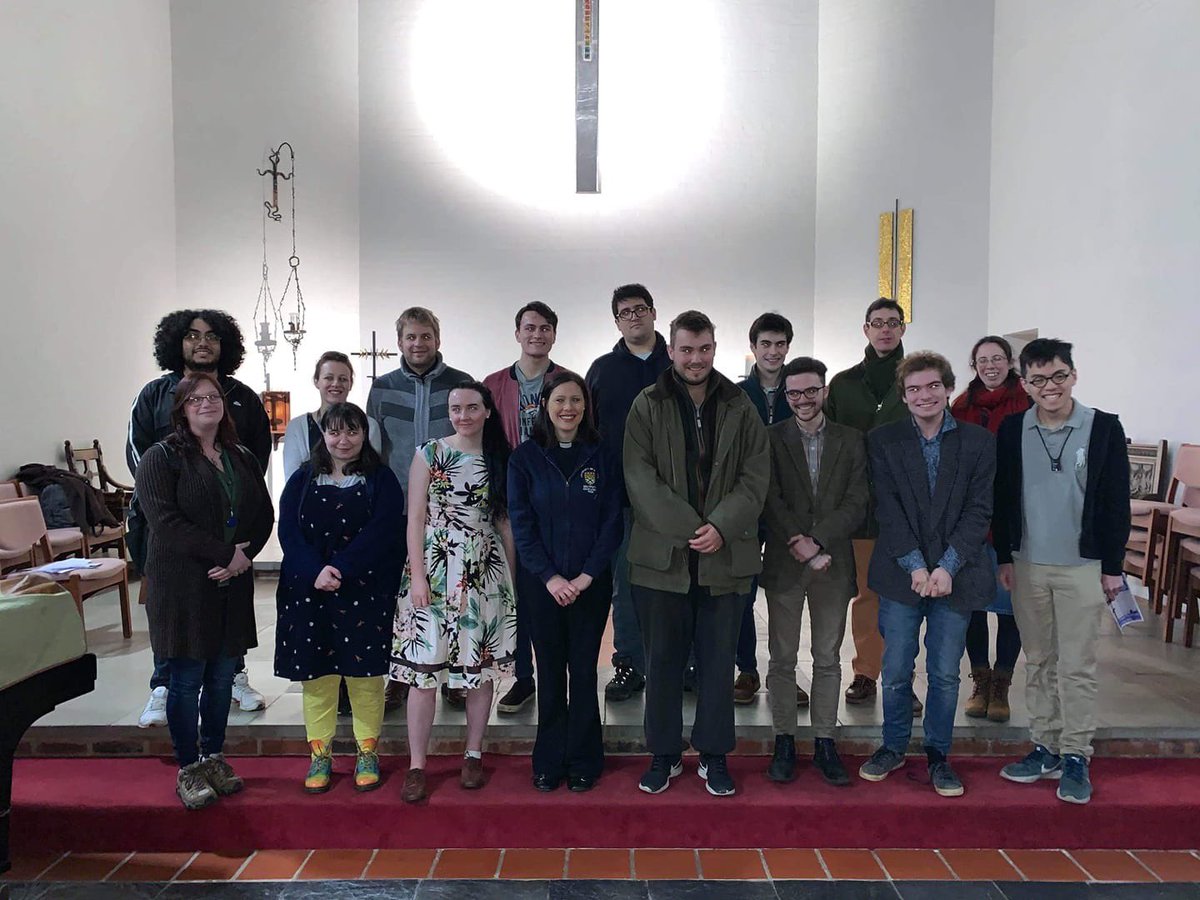 revhannaha's tweet photo. Photo to mark the hopefully-soon-to-be-launched Anglican Society. Good Chapel tonight #HappyPriest #LovelyPeople https://t.co/dI8L2425jK